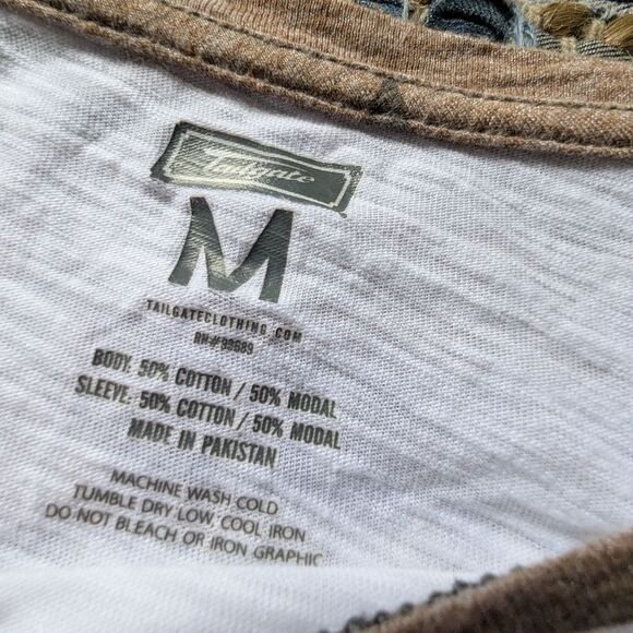 Roll Tide Stars M Off White Tan Deep Red Cotton Modal Normcore Collegiate NCAA - Picture 3 of 6